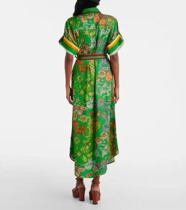 ALÉMAIS Alémais Fiesta printed belted shirt dress | Thumbnail 5