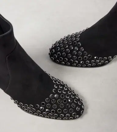 Alaïa Alaïa Embellished suede ankle boots | Thumbnail 3 Alaïa Alaïa Embellished suede ankle boots | Thumbnail 3