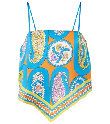 ALÉMAIS Alémais Flores printed top | Thumbnail 1