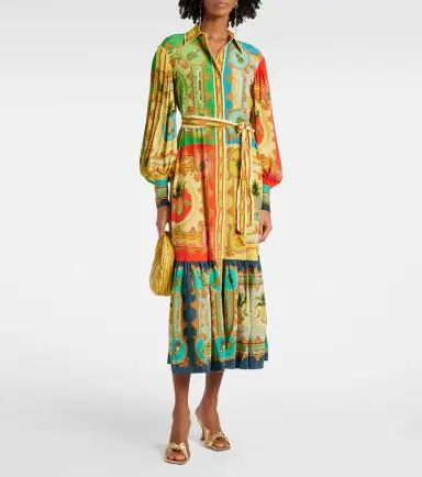 Alemais Alémais Monte printed linen shirt dress | Thumbnail 2
