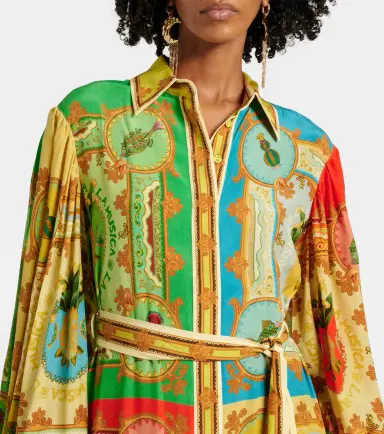 Alemais Alémais Monte printed linen shirt dress | Thumbnail 4