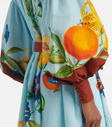 ALÉMAIS Alémais Dahlia cotton and silk shirt dress | Thumbnail 3