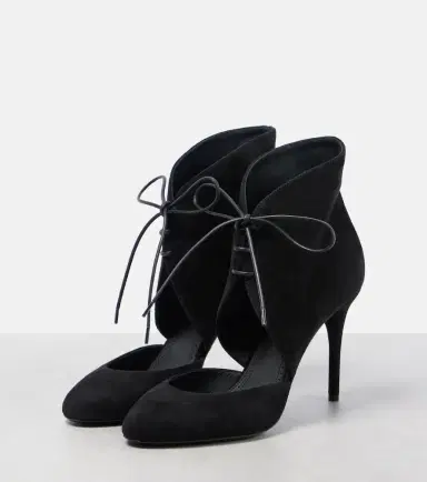 Alaïa Alaïa 90 suede lace-up pumps | Thumbnail 5 Alaïa Alaïa 90 suede lace-up pumps | Thumbnail 5