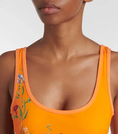 ALÉMAIS Alémais Flores printed belted swimsuit | Thumbnail 6