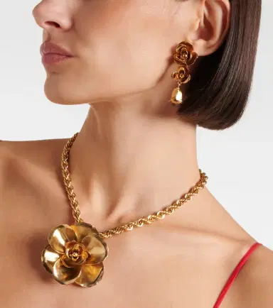 Jennifer Behr Amyrin Small gold-plated drop earrings | Thumbnail 6 Jennifer Behr Amyrin Small gold-plated drop earrings | Thumbnail 6