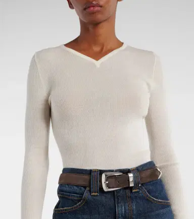 Khaite Benny suede belt | Thumbnail 2