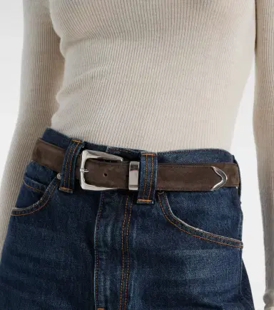 Khaite Benny suede belt | Thumbnail 3