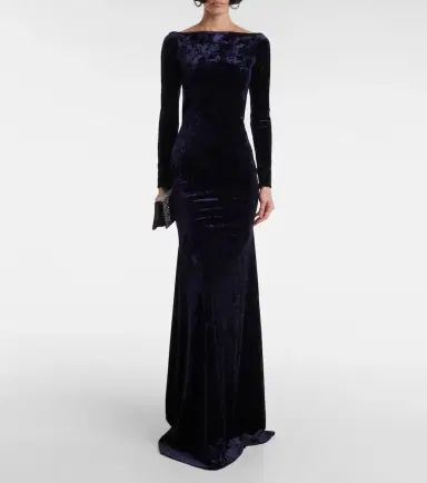 Alex Perry Velvet gown | Thumbnail 3