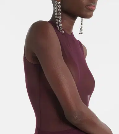 Alex Perry Sheer mesh midi dress | Thumbnail 2