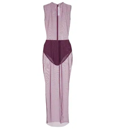 Alex Perry Sheer mesh midi dress | Thumbnail 1