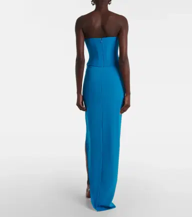 Alex Perry Draped crêpe corset gown | Thumbnail 5