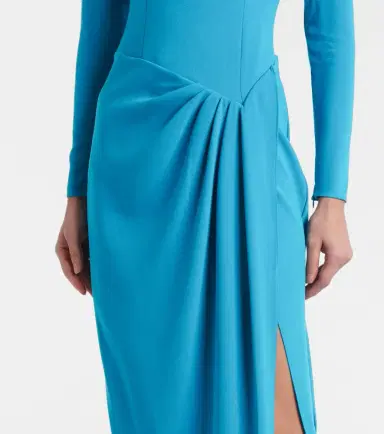 Alex Perry Draped asymmetric crêpe gown | Thumbnail 6