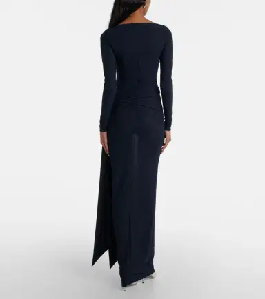 Alex Perry Semi-sheer gathered gown | Thumbnail 2
