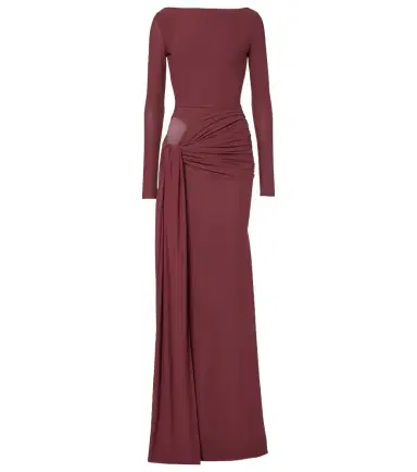 Alex Perry Draped crêpe jersey gown | Thumbnail 1