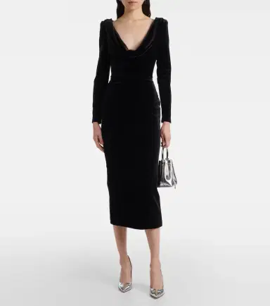 Alex Perry Velvet corset dress | Thumbnail 4
