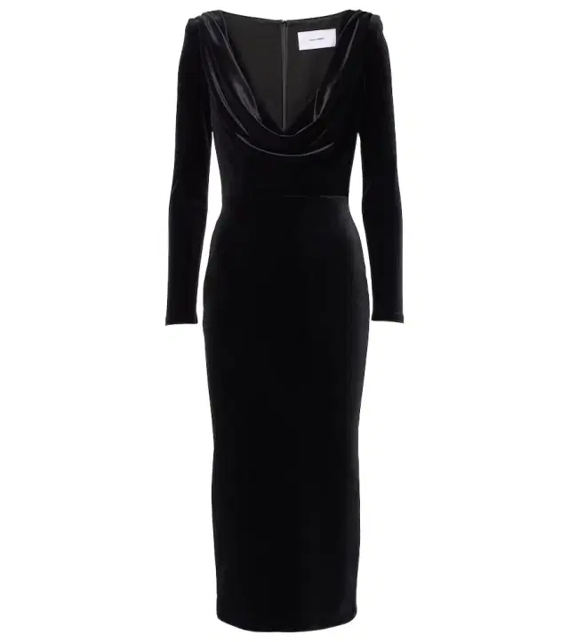 Alex Perry Velvet corset dress