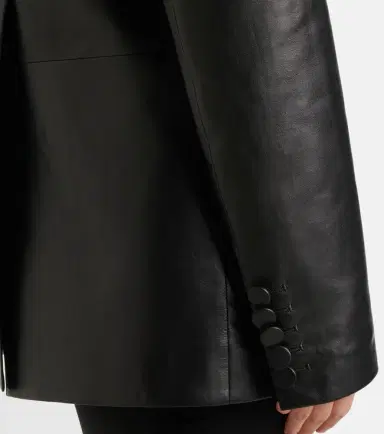 Alex Perry Oversized leather blazer | Thumbnail 3