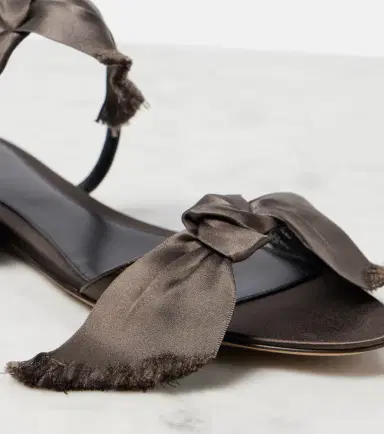 The Row Vika satin sandals | Thumbnail 2