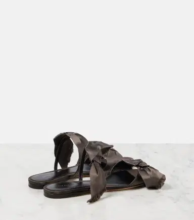 The Row Vika satin sandals | Thumbnail 5