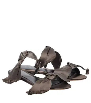 The Row Vika satin sandals | Thumbnail 1