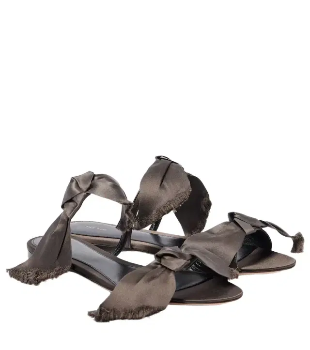 The Row Vika satin sandals