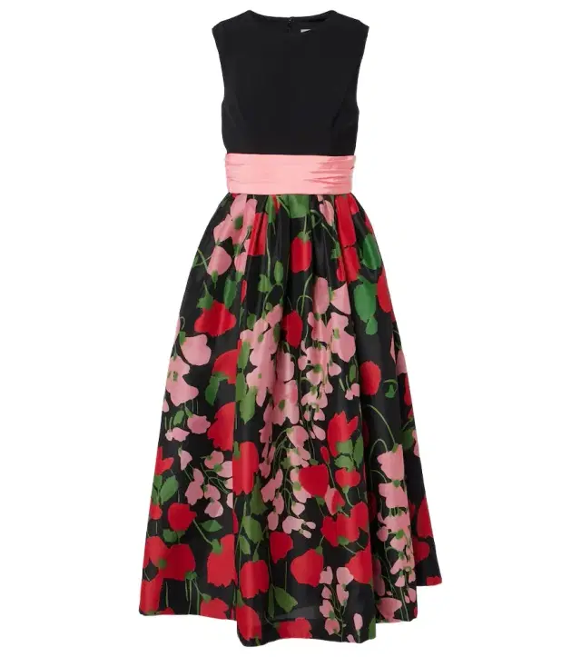 Carolina Herrera Silk midi dress