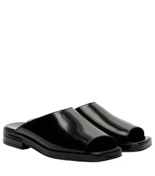 The Row Emi patent leather mules