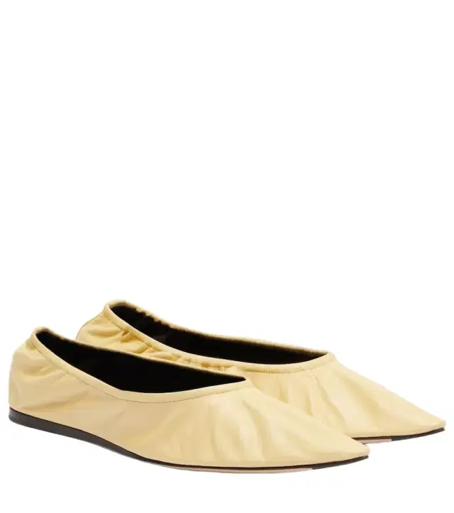 The Row Liisa leather ballet flats