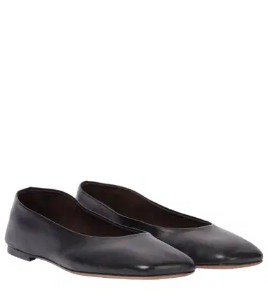 The Row Square leather ballet flats | Thumbnail 1