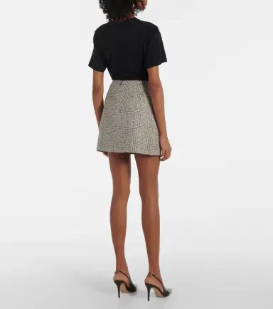 Blaze Milano Blazé Milano Coci linen-blend miniskirt | Thumbnail 4