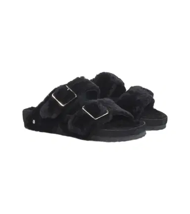 Birkenstock 1774 Arizona 1774 shearling-lined suede sandals | Thumbnail 1