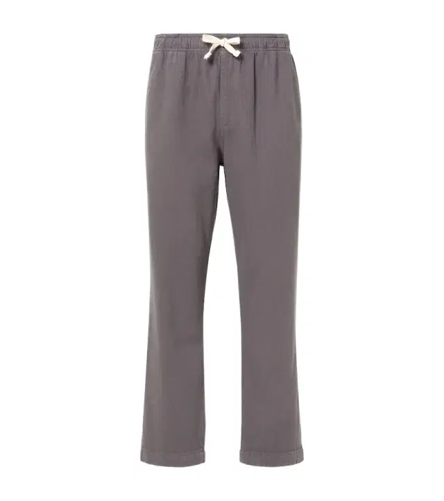 Cotton straight pants