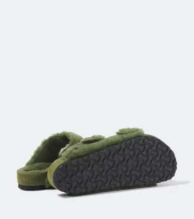 Birkenstock 1774 Arizona 1774 shearling-lined suede sandals | Thumbnail 5