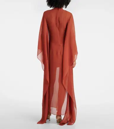 Taller Marmo Lanzarote silk chiffon kaftan | Thumbnail 4