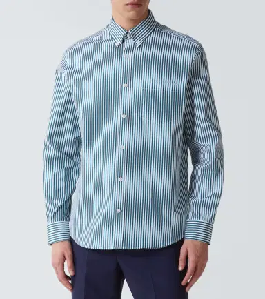 dunhill Bengal stripe cotton shirt | Thumbnail 2