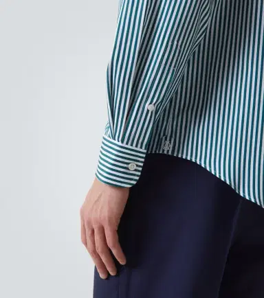 dunhill Bengal stripe cotton shirt | Thumbnail 5