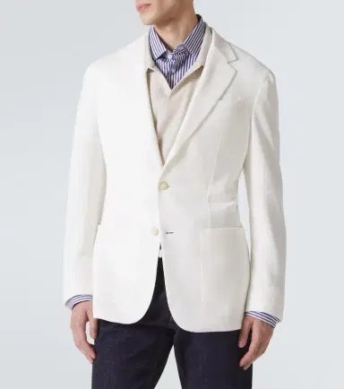 dunhill Cotton piqué blazer | Thumbnail 4 dunhill Cotton piqué blazer | Thumbnail 4