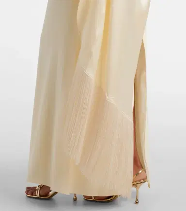Taller Marmo Berenson caped crêpe cady gown | Thumbnail 2