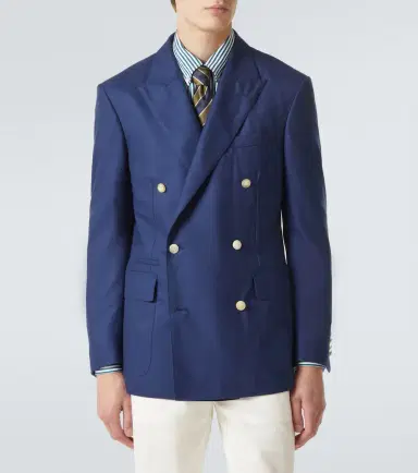 dunhill Double-breasted cashmere blazer | Thumbnail 3