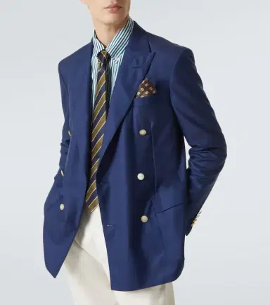 dunhill Double-breasted cashmere blazer | Thumbnail 5