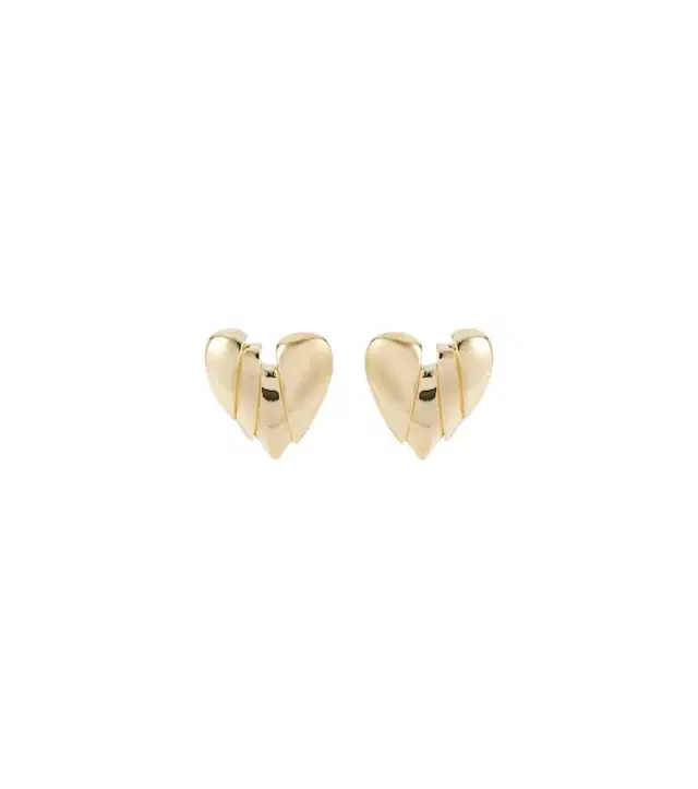Amina Muaddi Heartbreaker earrings
