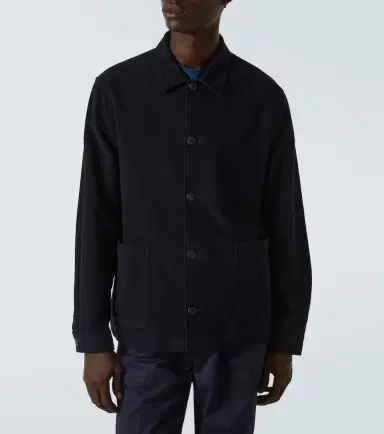 Sunspel Cotton moleskin overshirt | Thumbnail 3