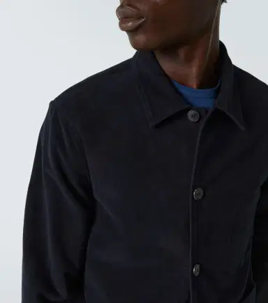 Sunspel Cotton moleskin overshirt | Thumbnail 4