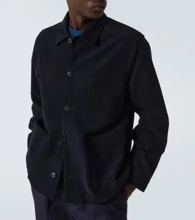 Sunspel Cotton moleskin overshirt | Thumbnail 7