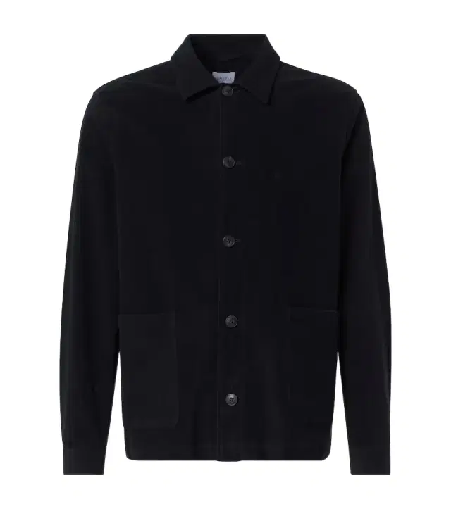 Cotton moleskin overshirt