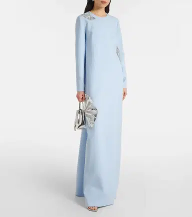 Safiyaa Naima embellished crêpe gown | Thumbnail 2