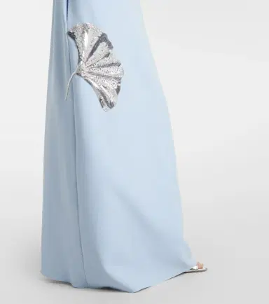 Safiyaa Naima embellished crêpe gown | Thumbnail 5