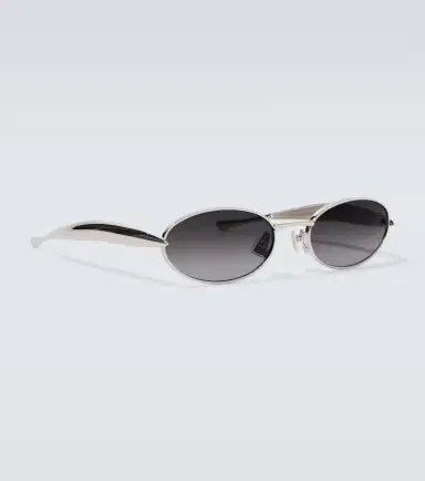 Bottega Veneta Sardine oval sunglasses | Thumbnail 3 Bottega Veneta Sardine oval sunglasses | Thumbnail 3