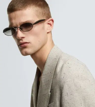Bottega Veneta Sardine oval sunglasses | Thumbnail 4 Bottega Veneta Sardine oval sunglasses | Thumbnail 4