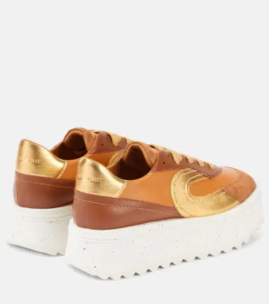 Clergerie Awake leather platform sneakers | Thumbnail 3